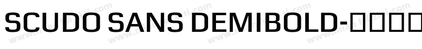 SCUDO SANS DEMIBOLD字体转换